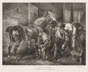 Il maniscalco inglese da Theodore Gericault