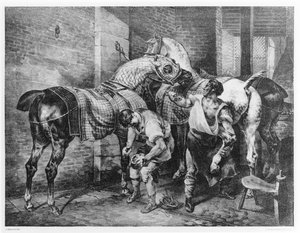 Il maniscalco inglese da Theodore Gericault