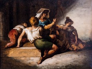 La famiglia povera da Theodore Gericault
