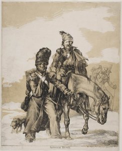 La ritirata dalla Russia da Theodore Gericault