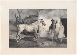 Vecchio cavallo davanti alla porta di una locanda (An Old Horse at the Door of an Inn)