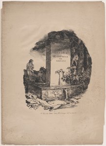 Abbeveratoio, frontespizio di "Studi sui cavalli" (Études de Chevaux) da Theodore Gericault
