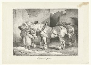 Cavalli da lavoro da Theodore Gericault