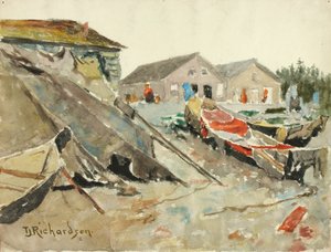 Asciugare le coperte sulle canoe da Theodore J. Richardson
