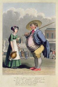 Pubblicità per lo Champagne di Charles Wright, inciso da George Hunt, c.1827
