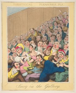 Piaceri teatrali, Snug in the Gallery, Tavola 3, ca. 1835