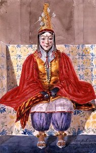 Costume da sposa indossato da una sposa algerina per gli otto giorni della cerimonia