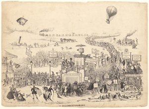 La Daguerreotypomanie (Dagherrotipomania) da Theodore Maurisset