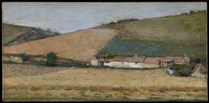 Una fattoria tra le colline, Giverny, c.1887