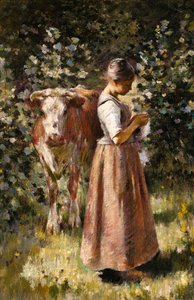 La Vachère, ca. 1888 da Theodore Robinson