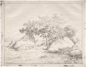 Albero di ciliegio a Blau da Theodore Rousseau