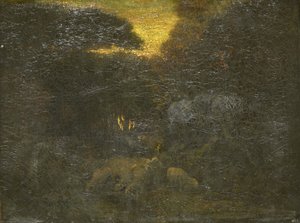 La Gola del Lupo (La Gorge aux Loups) da Theodore Rousseau
