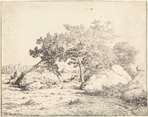 Il ciliegio della pianta a Biau da Theodore Rousseau