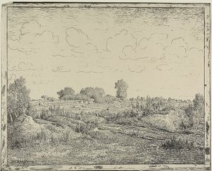 Pianura a Plante à Biau da Theodore Rousseau