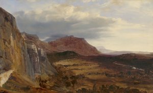 Veduta di Saleve, vicino a Ginevra da Theodore Rousseau