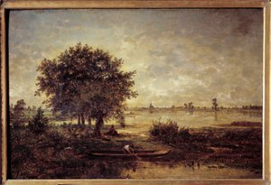 Le rive della Loira da Pierre Etienne Theodore Rousseau