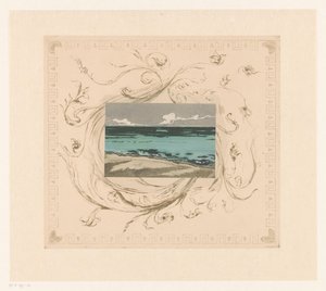 Gezicht op de zee bij Bognor Regis da Theodore Roussel