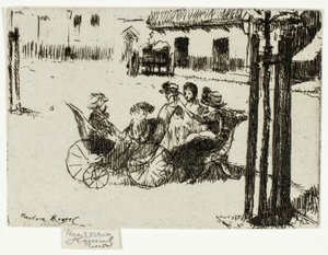 Bambine e carrozzine, Chelsea Embankment