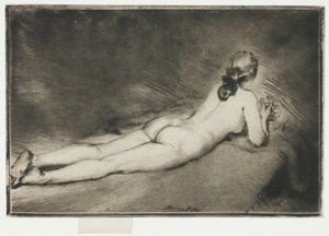 Figura nuda sdraiata