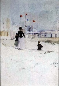 Sulla Spiaggia da Theodore Roussel