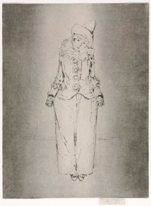 Pierrot en Pied, Ritratto di Lady A. C., 1888