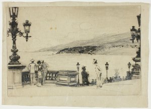 Studio per La Terrazza, Monte Carlo da Theodore Roussel