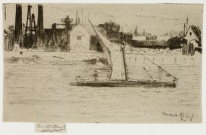 La piccola chiatta, Chelsea da Theodore Roussel