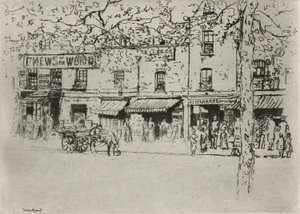 La strada, Chelsea Embankment da Theodore Roussel