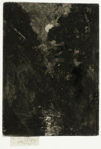 Alberi al chiaro di luna da Theodore Roussel