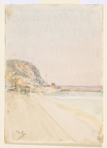 Veduta della scogliera orientale, Hastings da Theodore Roussel