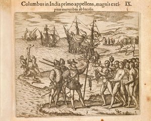 Cristoforo Colombo sbarca sull