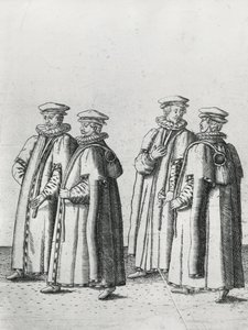 Droghieri nel corteo funebre di Sir Philip Sidney verso la Cattedrale di San Paolo, 1587