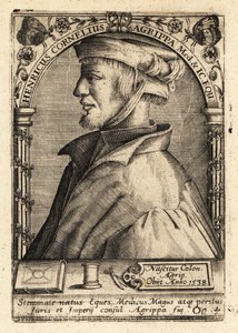 Heinrich Cornelius Agrippa von Nettesheim, polimata tedesco da Theodore de Bry