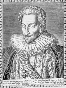 Enrico IV di Francia come Re di Navarra, 1589 da Theodore de Bry