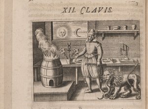 Illustrazione per Tripvs avrevs, hoc est, Tres tractatvs chymici selectissimi.., 1618