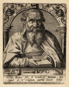 Johannes Hartung, grecista ebraista tedesco da Theodore de Bry