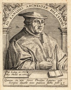 Johannes Lange, medico e chirurgo tedesco da Theodore de Bry