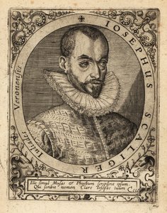 Joseph Justus Scaliger, leader religioso francese da Theodore de Bry