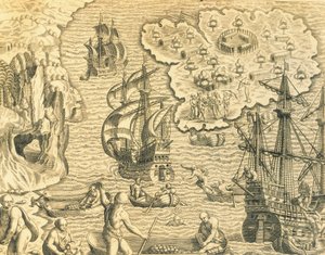 Isole delle Perle da Theodore de Bry