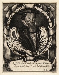 Robert Abbot, Vescovo di Salisbury da Theodore de Bry