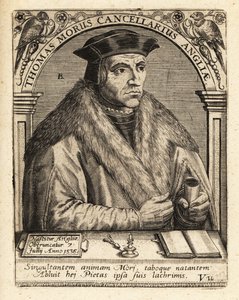 Sir Thomas More, avvocato inglese da Theodore de Bry