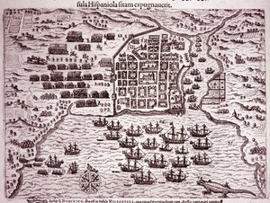 La flotta di Francis Drake occupa l