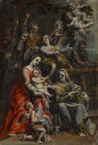 La Sacra Famiglia con Sant