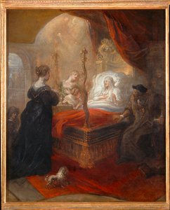 San Francesco di Paola che profetizza un figlio a Luisa di Savoia ...