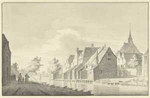 Il villaggio di Molenaarsgraaf da Theodorus Cornelis Schutter