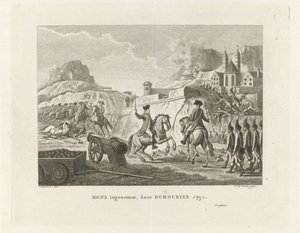 Presa di Mons, 1792 da Theodorus de Roode