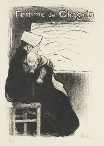 Donna del dolore da Théophile Alexandre Steinlen