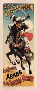 Olympia Paris Hippodrome: Esposizione di arabi da Théophile Alexandre Steinlen