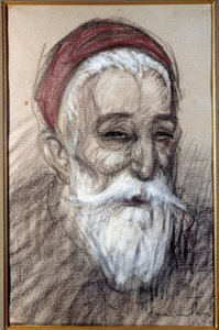 Ritratto del politico francese Anatole France (1844-1924)