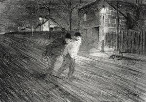 Via Caulaincourt da Théophile Alexandre Steinlen